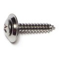 Midwest Fastener Sheet Metal Screw, #10 x 1 in, Chrometint Steel Oval Head Phillips Drive, 15 PK 64071